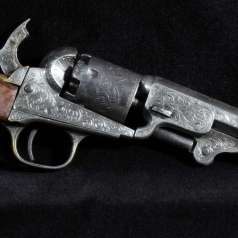 Colt Revolver engraved by Gustave Young